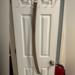 Coach Brown Patterned Belt